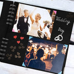 Bstorify Scrapbook Album 60 Pages Black Thick 250gsm Kraft Paper, Corner - Image 6