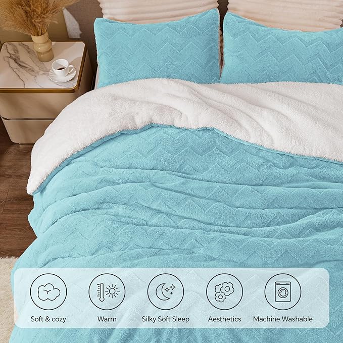 BEDELITE Fluffy Twin Comforter Set - Image 6