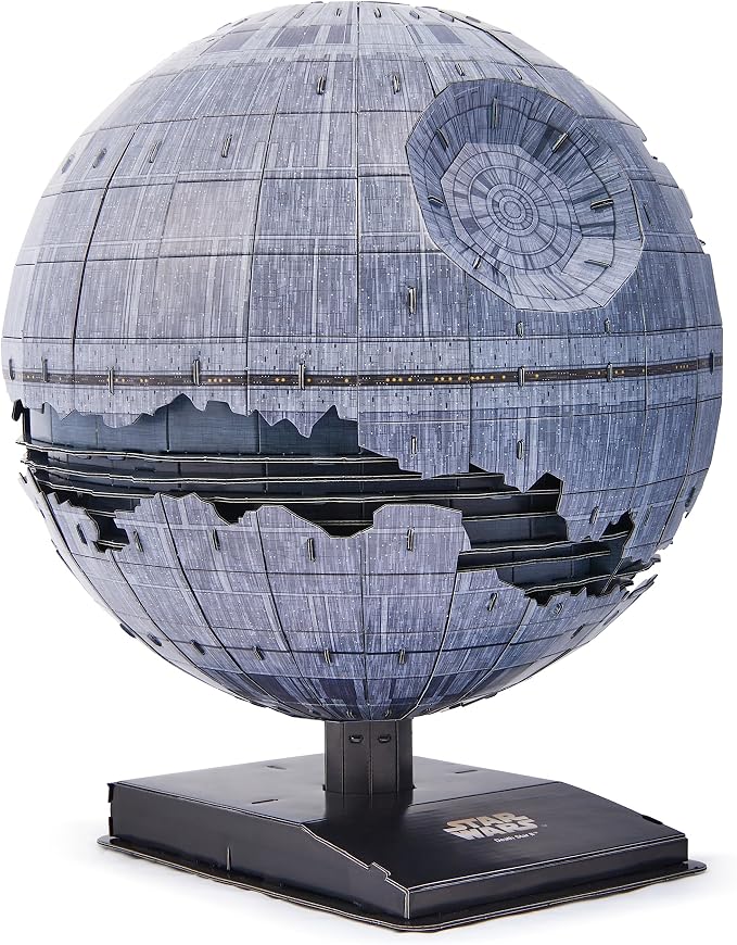 4D Build Star Wars Deluxe Death Star II Cardstock 3D Model Kit, Star Wars Gifts - Image 8
