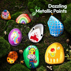 Rock Painting Kit for Kids, Arts and Crafts for Girls & Boys Ages 6-12 - Image 2