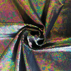 Generic Snake Skin HOLOGRAM 4-Way STRETCH Nylon-Spandex Foil Fabric 58/60"" Wide by Unknown