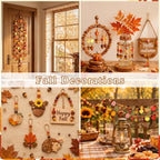 ZHIYUXI 1150PCS Orange Beads Fall Beads - Image 3