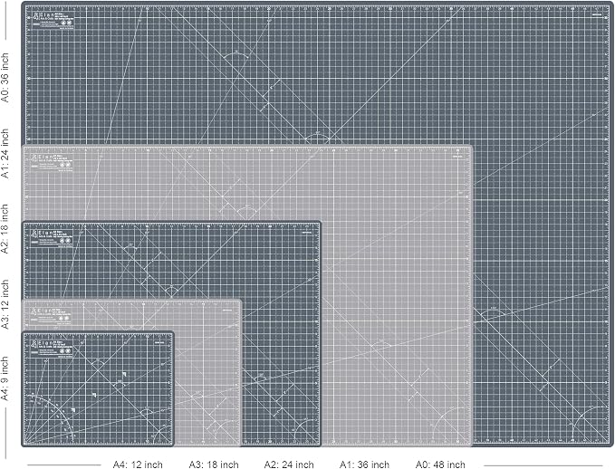 Elan Cutting Mat A1 Gray, Large Self Healing Cutting Mat 24 x 36 Inch, 5-Ply - Image 5