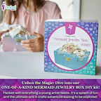 Pinwheel Crafts Mermaid DIY Jewelry Box Kit - Image 3