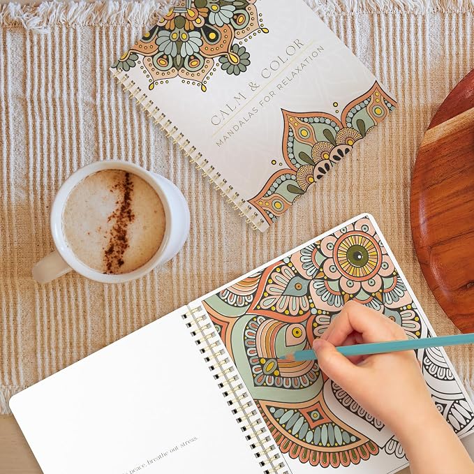 Beautiful Adult Coloring Book Set of 2 - Image 5