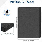 4 PCS Polyurethane Foam Sheets 16" L x 12" W x 1" T Packing Foam Inserts - Image 2