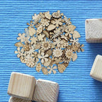 100 Pcs Unfinished Wooden Cutouts - Image 4