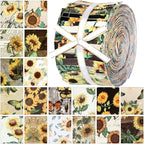 Hosuly 40 Pcs Sunflowers Jelly Fabric by Hosuly