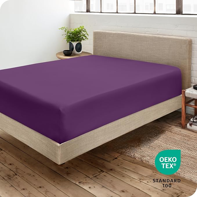 Bare Home Fitted Bottom Sheet King Size - Image 4