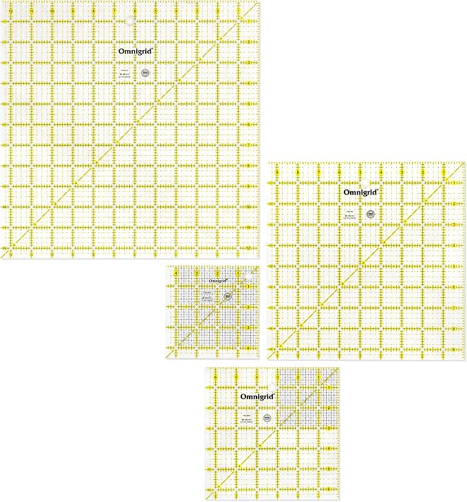 Omnigrid R45125S 12-1/2-Inch Square Value Pack, 4-Count | By Omnigrid, Sewing by Omnigrid