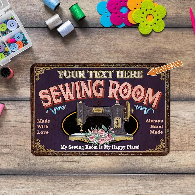 Personalized Sewing Room Sign Art Room Décor - Image 4