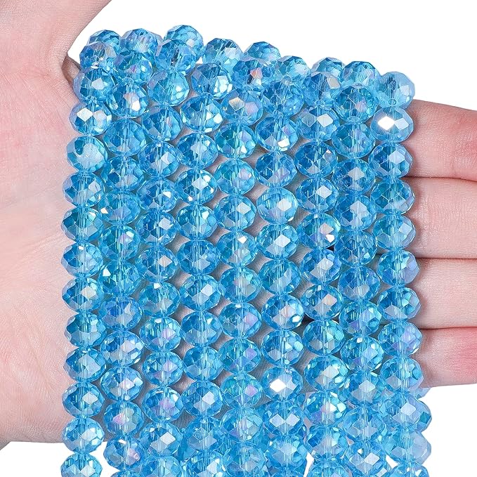 180pcs 10mm Crystal Glass Beads - Image 3