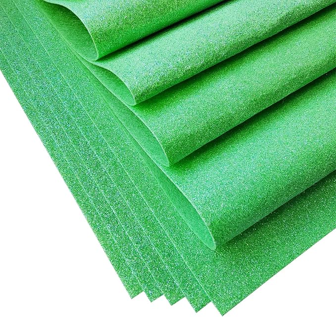 Jtnohx Glitter Felt Fabric, 8 x12 inches Felt Square - Image 5