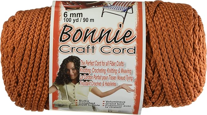 Pepperell BB6-100-022 6mm Bonnie Macramé Craft Cord by PepperellCrafts