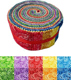 40 Strip Jelly Roll Fabric Strips - Image 3