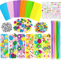Easter Kids Craft Kit 36Sets Spring Foam Stickers Bookmark Ornament Decor | 36 by JULBEAR