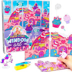 Made By Me Paint & Create Window Art Worlds Unicorn Kit – DIY Suncatcher Kit by MadebyMe