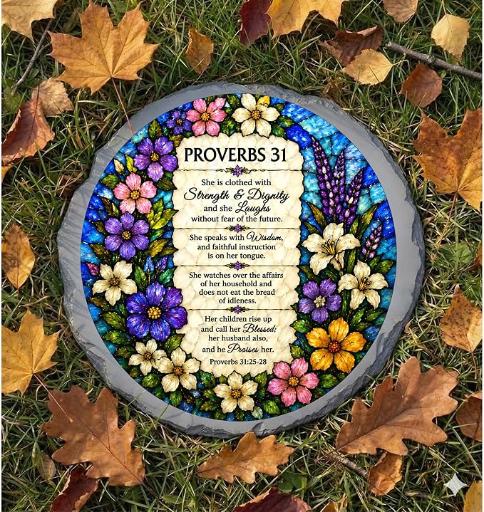 Magnolia Garden 10-Inch Proverbs 31 Bible Verse - Image 6