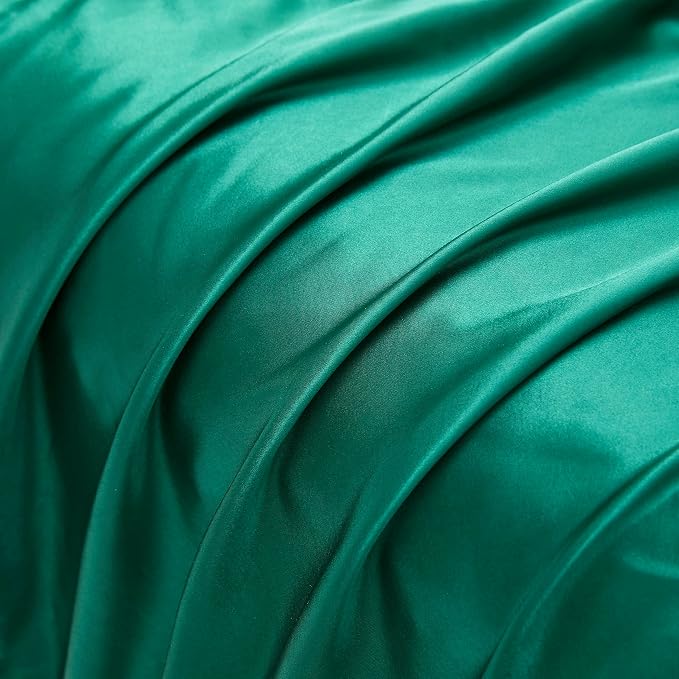 Satin Pillowcases with Zipper （20x30）, Queen Size Pillowcases Set of 2 - Image 4