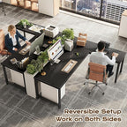 Huuger 63 Inch L Shaped Desk - Image 2