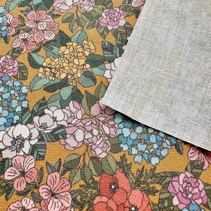 Vintage Floral & Botanical Cotton Fabric Bundle – 60 Pre-Cut Squares, 100% - Image 8