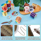 203 Feet Tarnish Resistant Copper Wires 24 Gauge/0.5mm Jewelry Craft Wires - Image 3