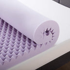 Best Price Mattress 4 Inch Egg Crate Memory Foam Mattress Topper - Image 5