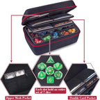 SIQUK Dice Storage Case Big Capacity Dice Box - Image 2