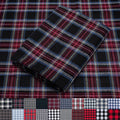 Pico Textiles 3 Yards Bolt Red and Black Tartan Plaid Flannel Fabric by PicoTextiles