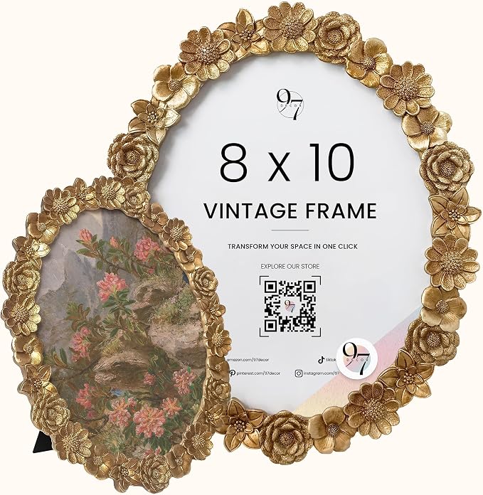 97 Decor Gold Vintage Picture Frames 8x10 by 97Decor