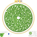 Maze Embroidery Kits for Beginners Adults Funny Hand Embroidery Art Kits by Unknown
