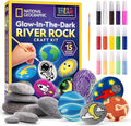 NATIONAL GEOGRAPHIC Glow in the Dark Rock Painting Kit by BlueMarbleToys