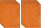 PATIKIL Orange Shiny EVA Glitter Foam Sheet 16x12 Inch 2mm Thick by PATIKIL