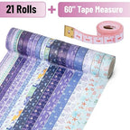 Mr. Pen- Washi Tape Set, 21 Rolls, 5 Yards/Roll | Washi Tape - Image 2