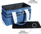 JJRING Craft Organizer Tote Bag, Art Storage Caddy - Image 3