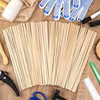 250Pcs Balsa Wood Sticks, Square Wooden Dowels Hardwood Square Dowels | 1/8 - Image 5