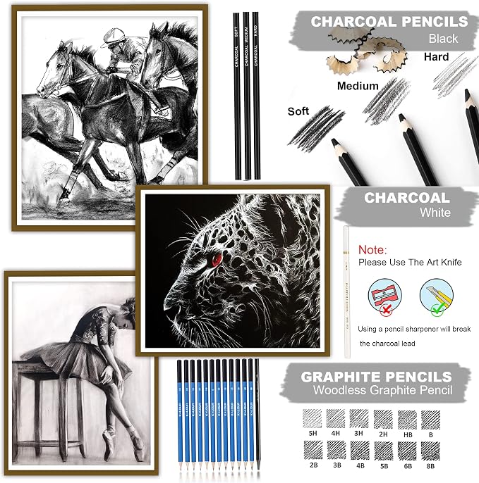 KALOUR 34 Sketching Pencil Set - Image 3
