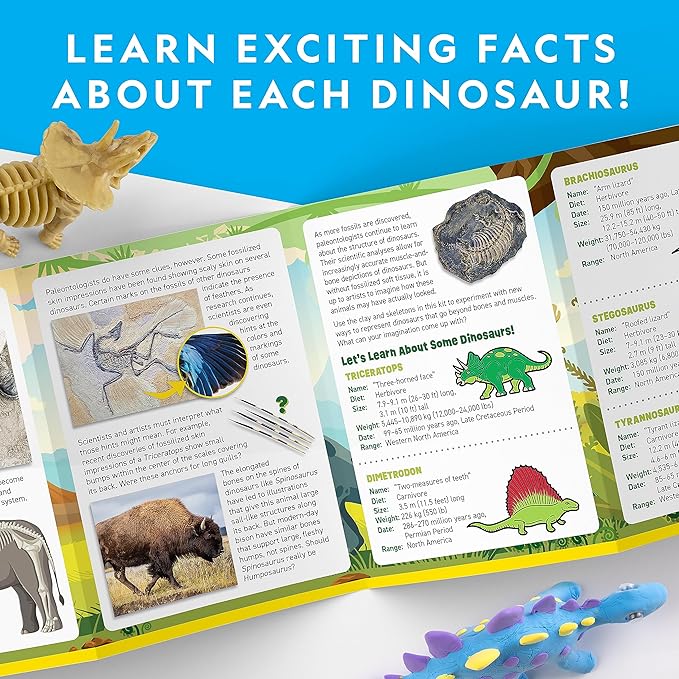 National Geographic Clay Dinosaur Arts & Crafts Kit - Image 5