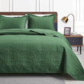 Love's cabin Oversized King Size Quilt Bedding Set Olive Green Bedspreads by Lovescabin