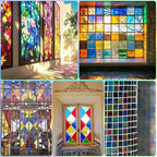 36 Sheets Iridescent Stained Glass Sheet Variety Pack, 4 X 6 inch Cathedral Art - Image 8