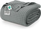 Utopia Bedding 100% Cotton Waffle Weave Blanket Big Size by UTOPIABEDDING