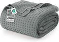 Utopia Bedding 100% Cotton Waffle Weave Blanket King Size by UTOPIABEDDING