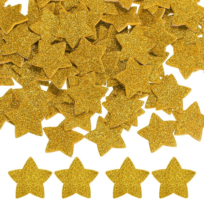 PATIKIL 1.8"x1.8" Star Foam Stickers by PATIKIL