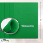 Green EVA Foam Sheets, 6 x 9 Inch, 2mm Thick – Foam Paper - Image 2