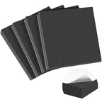 MYFAMIREA 4 PCS Adhesive Foam Padding Sheets, Neoprene Rubber Sheets Non-Slip by MYFAMIREA
