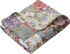 Greenland Home Blooming Prairie Quilted Patchwork Throw by GreenlandHome