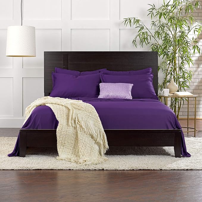 Pure Bamboo California King Sheets, Genuine 100% Organic Viscose Derived from - Image 7