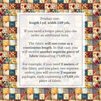 100% Cotton Fabric by the Yard – Turkish Quality Quilting & Sewing Fabric - Image 4