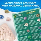 National Geographic Gemstone Dig Kit – Dig Up 10 Real Gemstones and Crystals - Image 6
