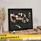 flinelife USA Travel Map, Wooden USA Map Puzzle - Image 7